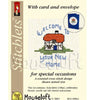 1x Mouseloft Stitchlets Celebration Card Mini Cross Stitch Kit with Cards