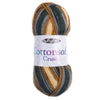 1x King Cole Cottonsoft Crush DK 100% Cotton Crochet and Knitting Yarn 100g