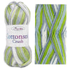 1x King Cole Cottonsoft Crush DK 100% Cotton Crochet and Knitting Yarn 100g