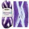 1x King Cole Cottonsoft Crush DK 100% Cotton Crochet and Knitting Yarn 100g