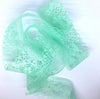 2x Yards Bright Coloured 40mm Wide Scalloped Polyester Floral Lace Trim