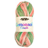 1x King Cole Cottonsoft Crush DK 100% Cotton Crochet and Knitting Yarn 100g