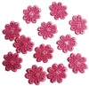 24x Colourful 25mm Daisy Flower Embroidered AB Giupure Sew on Applique Patch