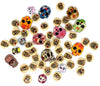 50x Mix Design Flowers, Butterflies, Animals etc.Wood Buttons for Craft & Sewing