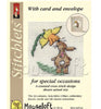 1x Mouseloft Stitchlets Celebration Card Mini Cross Stitch Kit with Cards
