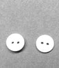 50x Black or White 12mm Two-Hole Buttons for Craft and Sewing