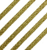 1x/2x/3x Yards (6,10,15,30)mm Metallic Glittery Flat Braid Trim - Gold or Silver