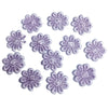 24x Colourful 25mm Daisy Flower Embroidered AB Giupure Sew on Applique Patch