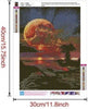 1x 5D Full Drill Moonlight Resin Diamond Art Dots Embroidery Painting Art Kit