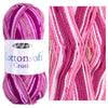 1x King Cole Cottonsoft Crush DK 100% Cotton Crochet and Knitting Yarn 100g