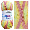 1x King Cole Cottonsoft Crush DK 100% Cotton Crochet and Knitting Yarn 100g