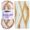 1x King Cole Cottonsoft Crush DK 100% Cotton Crochet and Knitting Yarn 100g