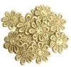 24x Colourful 25mm Daisy Flower Embroidered AB Giupure Sew on Applique Patch