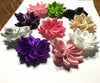 10 pcs Faux Chrysanthemum 40mm Satin Flower for Craft Sewing Embellishment