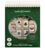 1x Set (Makes 24 pcs) Cross Stitch Your Own Christmas Tag Kit with 6 Design