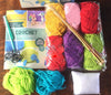 1x Crochet Your Own Creatures DIY Kit with 6 Random Colour Mini Yarn Balls