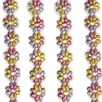 2x Yards 15mm Guipure Embroidered Flower Lace Trim - Pick your Flower Design