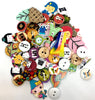 50x Mix Design Flowers, Butterflies, Animals etc.Wood Buttons for Craft & Sewing