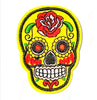 1X Embroidered Sugar Skull Iron On Sew On on Applique Patches