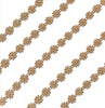 2x Yards 12.5mm  Guipure Embroidered Daisy Flower Lace Trim - Pick your Colour