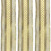 2x Yards 40mm Wide Lurex Metallic Ribbon Trim with Dotted Centre