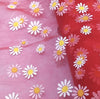 1.5 Yards 150mm Fancy Flower Daisy or Peacock Ribbon Soft Tulle Organza Mesh