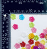 100 pcs Multicolour Acrylic Craft Buttons