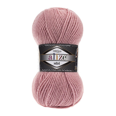 1x Alize Superlana Midi 75% Acrylic 25% Wool 100g Yarn