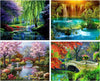 1x 5D Full Drill Landscape Resin Diamond Art Dots Embroidery Painting Art Kit