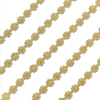 2x Yards 12.5mm  Guipure Embroidered Daisy Flower Lace Trim - Pick your Colour