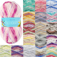 1x King Cole Baby Splash DKPrint 100% Premium Acrylic Crochet Knitting Yarn 100g