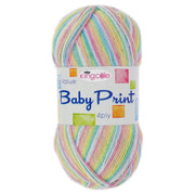 1x King Cole 4Ply Baby Print 100% Premium Acrylic Crochet and Knitting Yarn 100g