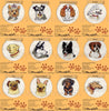 1x Mouseloft Paw Prints Dogs & Puppies Mini Cross Stitch Kit