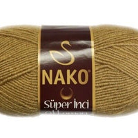 1x Nako Super Inci Ottoman 70% Premium Acrylic 25% Wool 5% Metallic Polyester