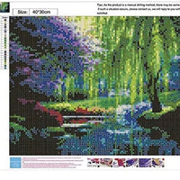 1x 5D Full Drill Landscape Resin Diamond Art Dots Embroidery Painting Art Kit