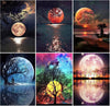 1x 5D Full Drill Moonlight Resin Diamond Art Dots Embroidery Painting Art Kit