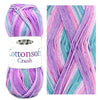 1x King Cole Cottonsoft Crush DK 100% Cotton Crochet and Knitting Yarn 100g