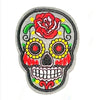 1X Embroidered Sugar Skull Iron On Sew On on Applique Patches