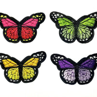 Multi Pcs Butterfly Theme Sew-On Iron-On Embroidered Applique Patches