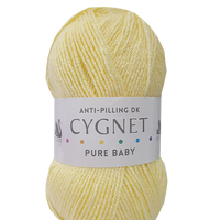 Cygnet Pure Baby DK Anti Pilling 100g Yarn for Crochet and Knitting