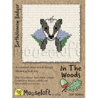 1x Mouseloft In the Woods Design Mini Cross Stitch Kit- Choose Your Design