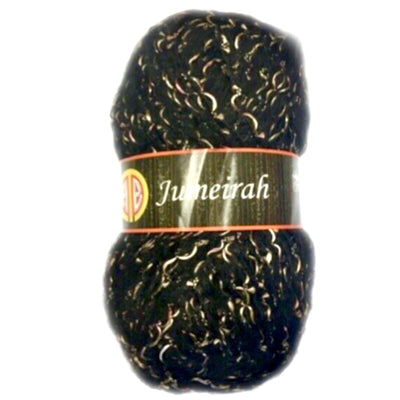 1x AB Jumeirah 100g Fancy Furry Shiny Crochet & Knitting Yarn
