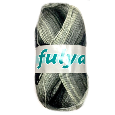 1x Fulya Variegated 100% Acrylic Fine 100g Crochet and Knitting Yarn
