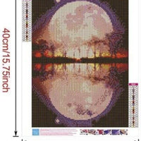 1x 5D Full Drill Moonlight Resin Diamond Art Dots Embroidery Painting Art Kit