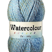 Cygnet Watercolour DK 100g Yarn for Crochet and Knitting