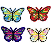 Multi Pcs Butterfly Theme Sew-On Iron-On Embroidered Applique Patches