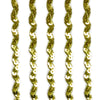 2.5 Yards 6mm Sequined Metallic Ric Rac Braid Trim - Gold or Silver