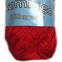 1x Flamingo 2x Strand per Line 100% Acrylic Light Crochet and Knitting Yarn