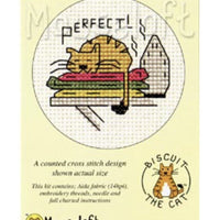 1x Mouseloft Biscuit the Cat Mini Cross Stitch Kit- Choose Your Design