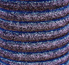 5x Yards 10mm Glitter Sparkly Velvety Polyester Ribbon - Pick Your Colour